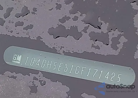 2012 Buick Lacrosse Premium 3 Group z USA, uszkodzony, nr VIN 1G4GH5E31CF171425